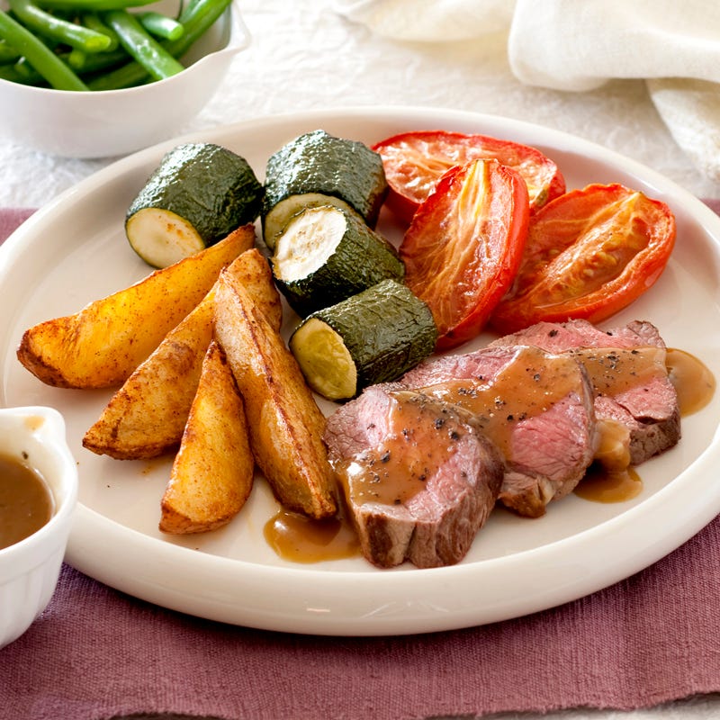 Photo of Roast lamb with redcurrant sauce by WW