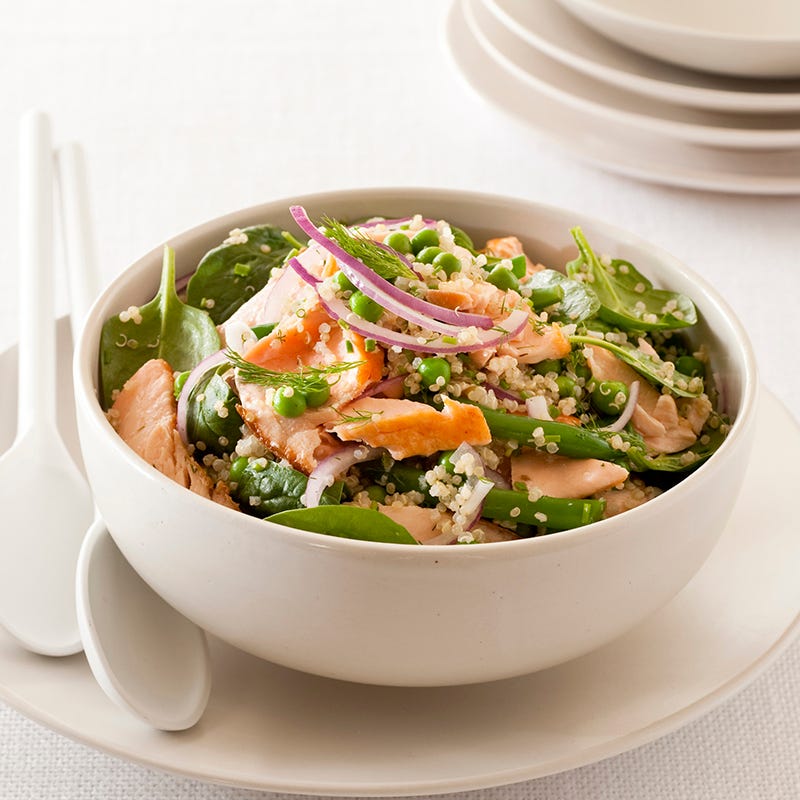 Photo of Quinoa salad with flaked salmon by WW