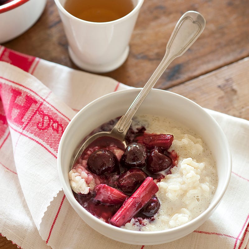 Photo of Creamed rice with fruit compote by WW