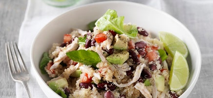 Chicken, avocado and quinoa salad