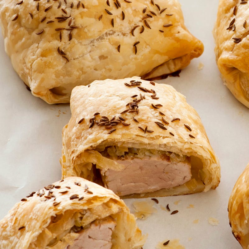 Photo of Pork wellingtons with fennel and apple salad by WW