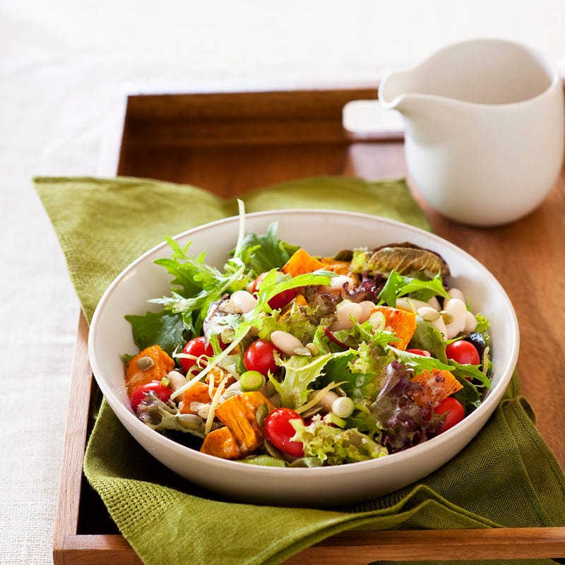 Photo of Pumpkin, pepita and white bean salad by WW