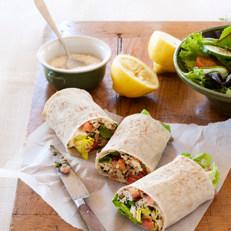 Photo of Sardine, tomato and olive wrap by WW
