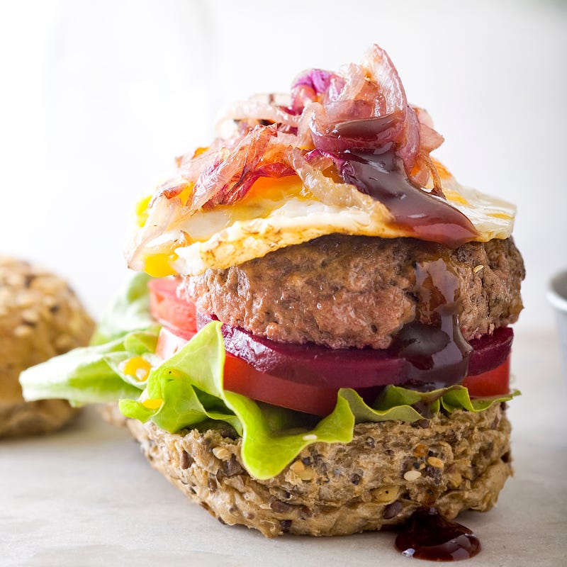 Photo of The 'works' burger by WW