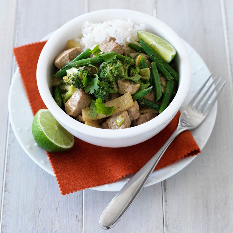 Photo of Stir-fried green curry pork by WW