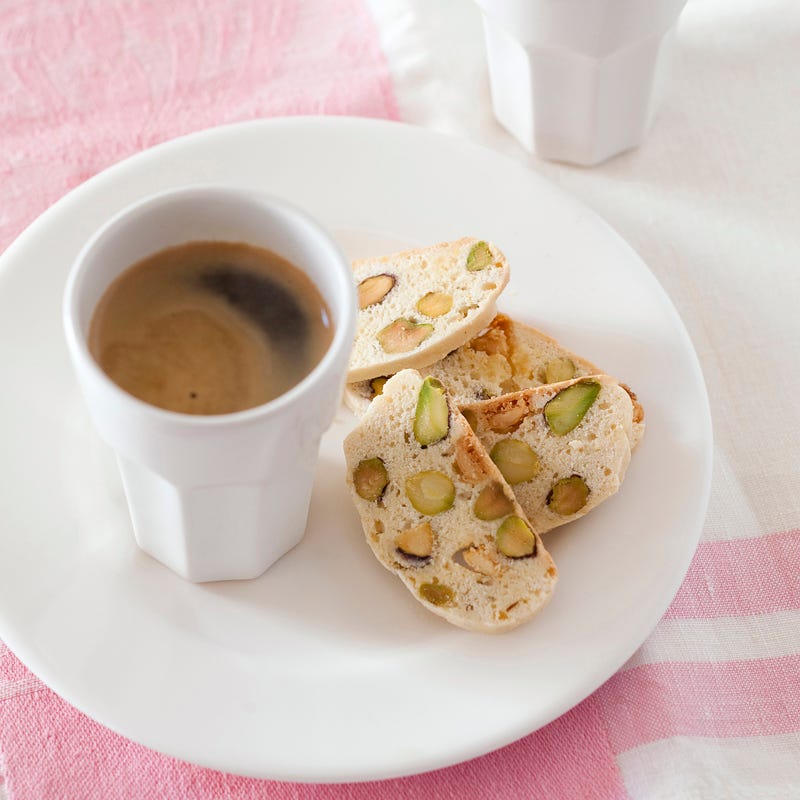Photo of White chocolate and pistachio biscotti by WW
