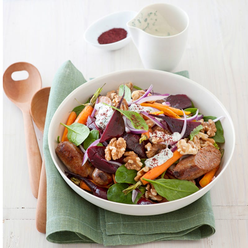 Photo of Roasted baby beetroot and sausage salad by WW