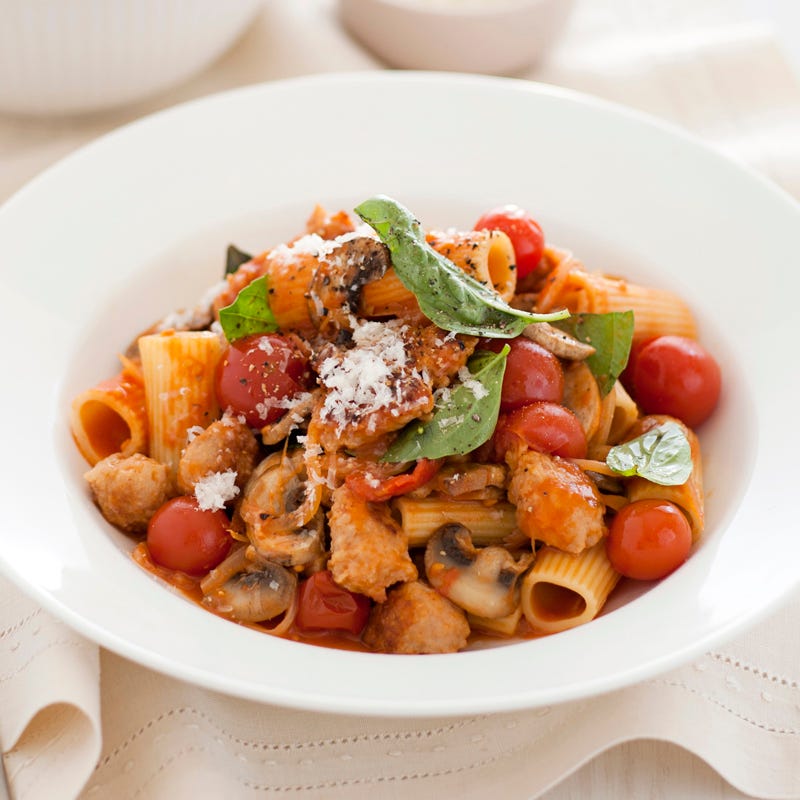Photo of Creamy pork and mushroom rigatoni by WW