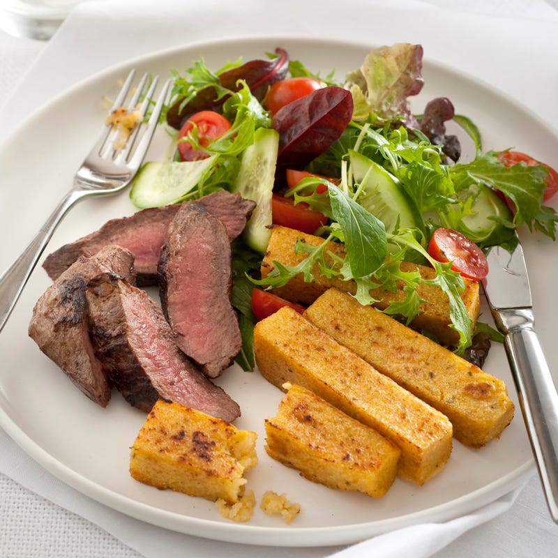 Photo of Lamb with rosemary polenta chips by WW