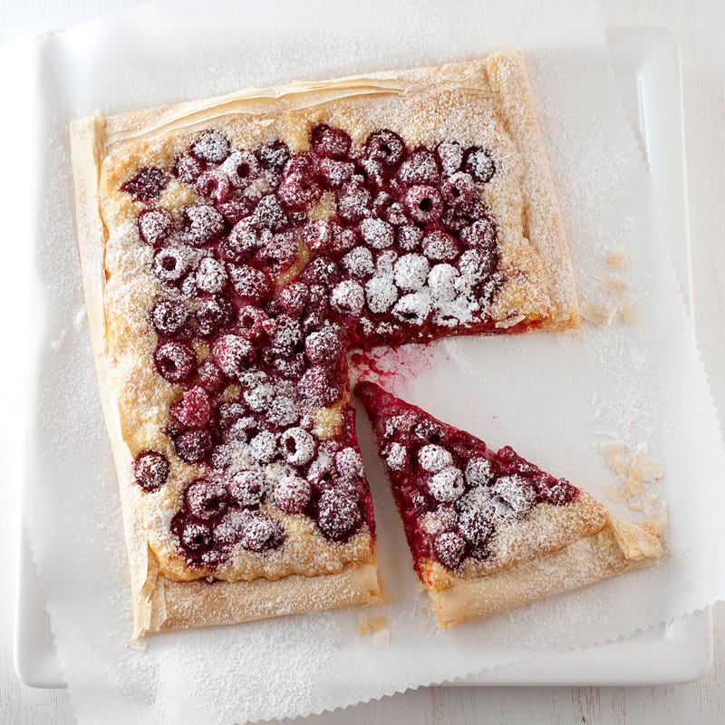 Photo of Raspberry and macadamia galette by WW