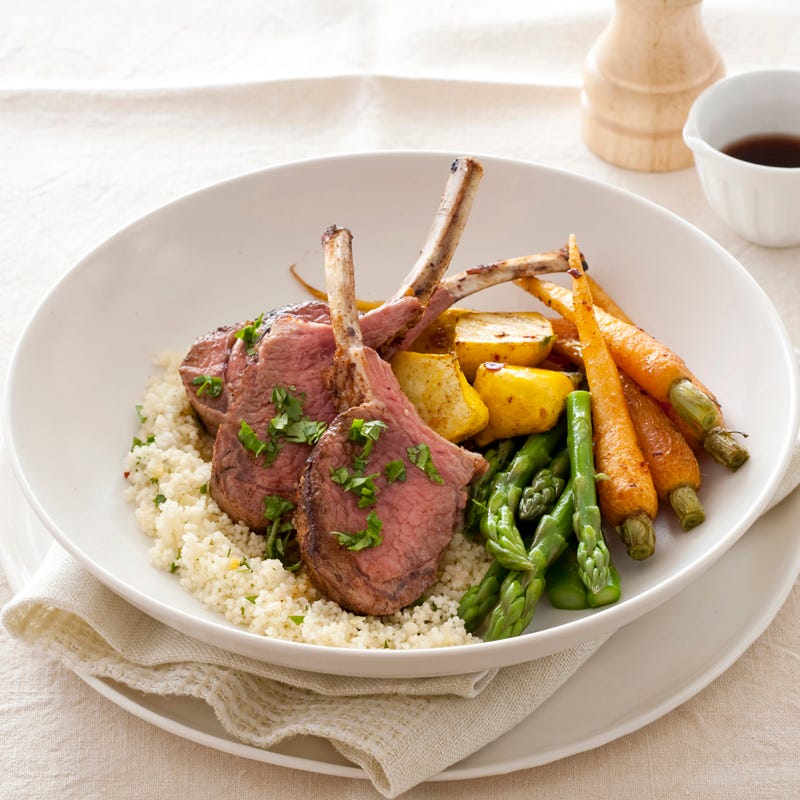 Photo of Lamb roast with preserved lemon couscous by WW