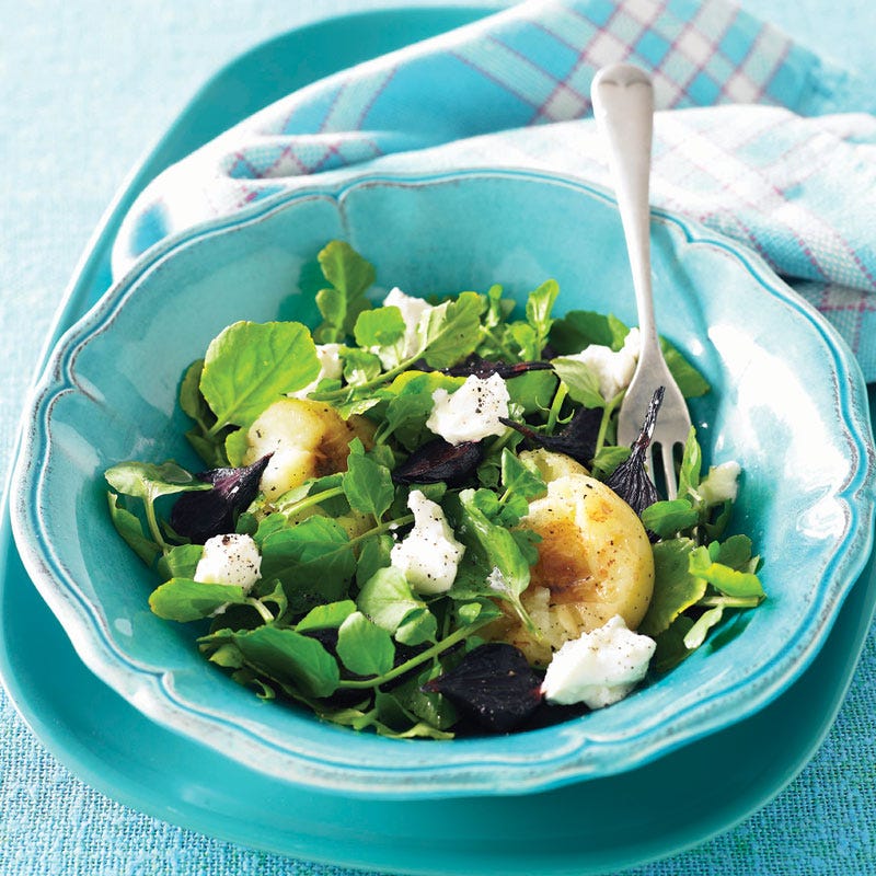 Photo of Smashed potato, roast beetroot and labne salad by WW