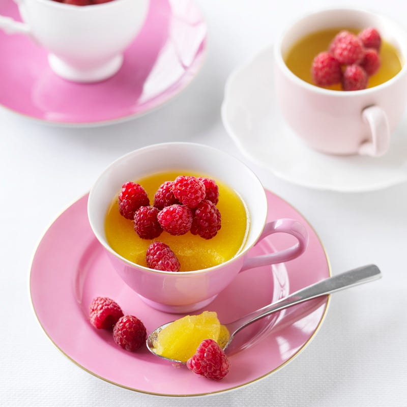 Photo of Mango jelly with raspberries by WW
