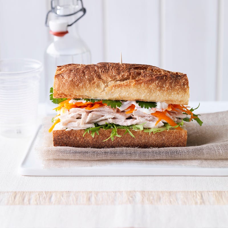 Photo of Chicken salad baguette with coriander by WW
