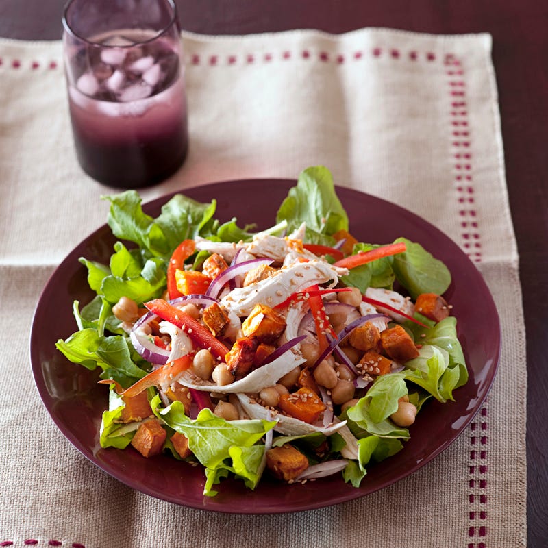 Photo of Maple chicken and chickpea salad by WW