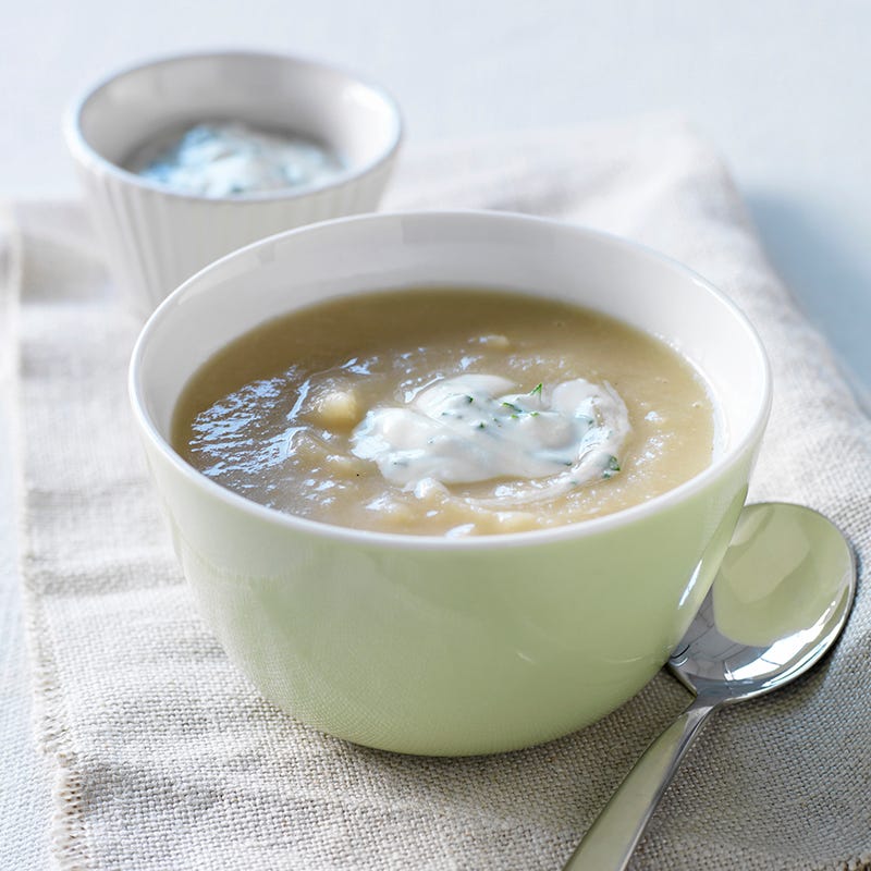 Photo of Potato and celeriac soup with herb yoghurt by WW