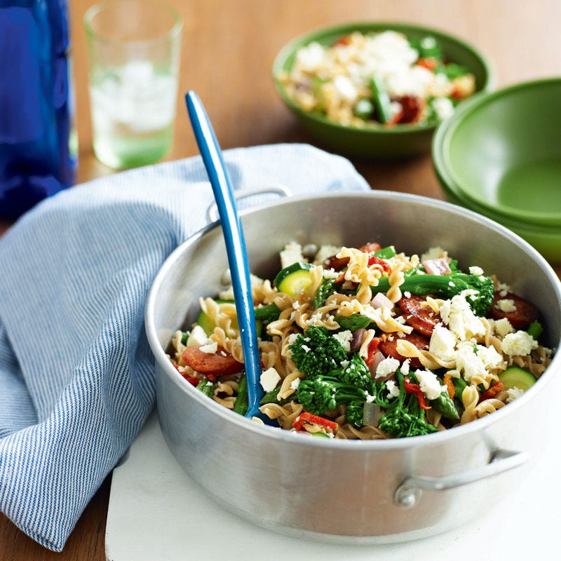 Photo of Chorizo and vegetable pasta by WW