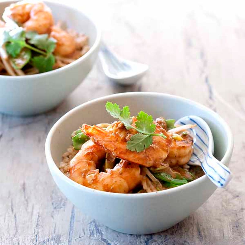 Photo of Prawn laksa stir-fry by WW