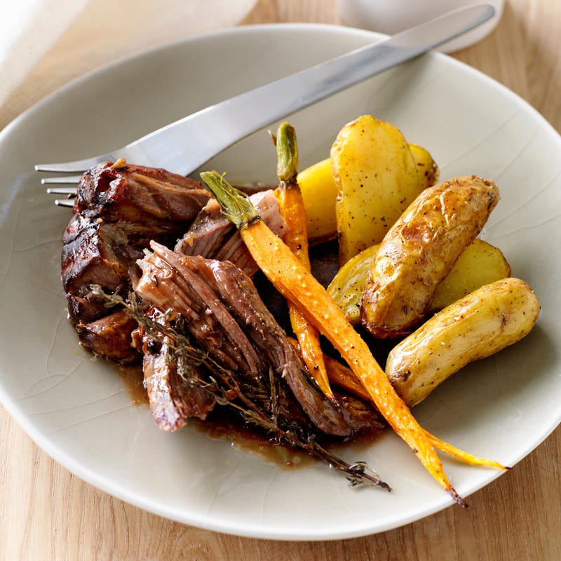 Photo of Slow-roasted leg of lamb with quince sauce by WW