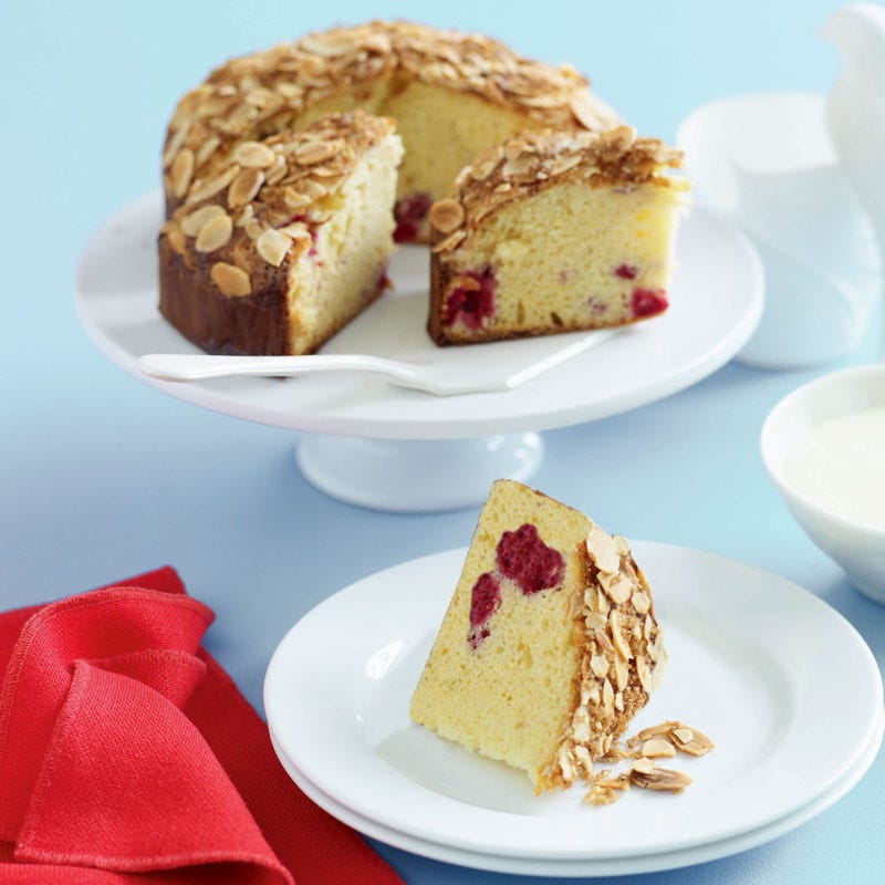 Photo of Lemon meringue and raspberry cake by WW