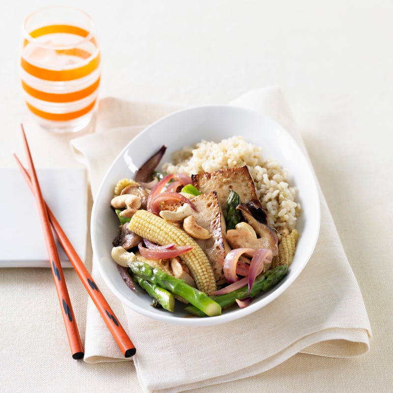 Photo of Stir-fried ginger and tofu vegetables with cashews by WW