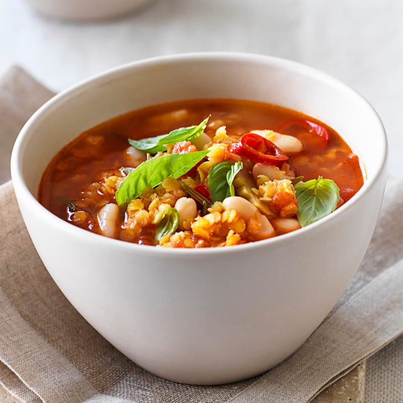 Photo of Red lentil soup with chilli, garlic and rosemary by WW