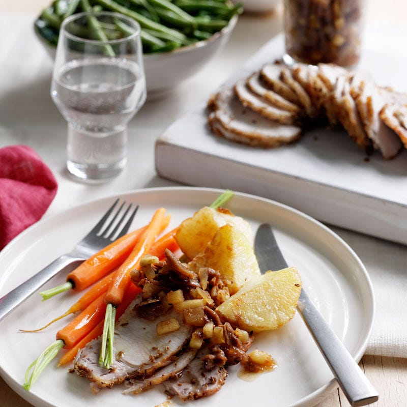 Photo of Spiced pork with apple and fig compote by WW