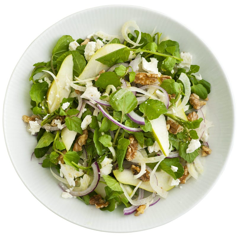 Photo of Watercress, fennel, pear and feta salad by WW