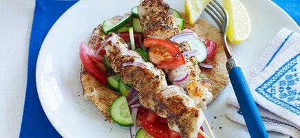 Chicken souvlaki
