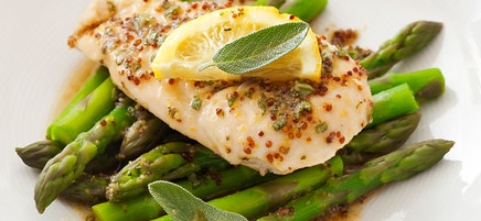 Honey mustard chicken parcels