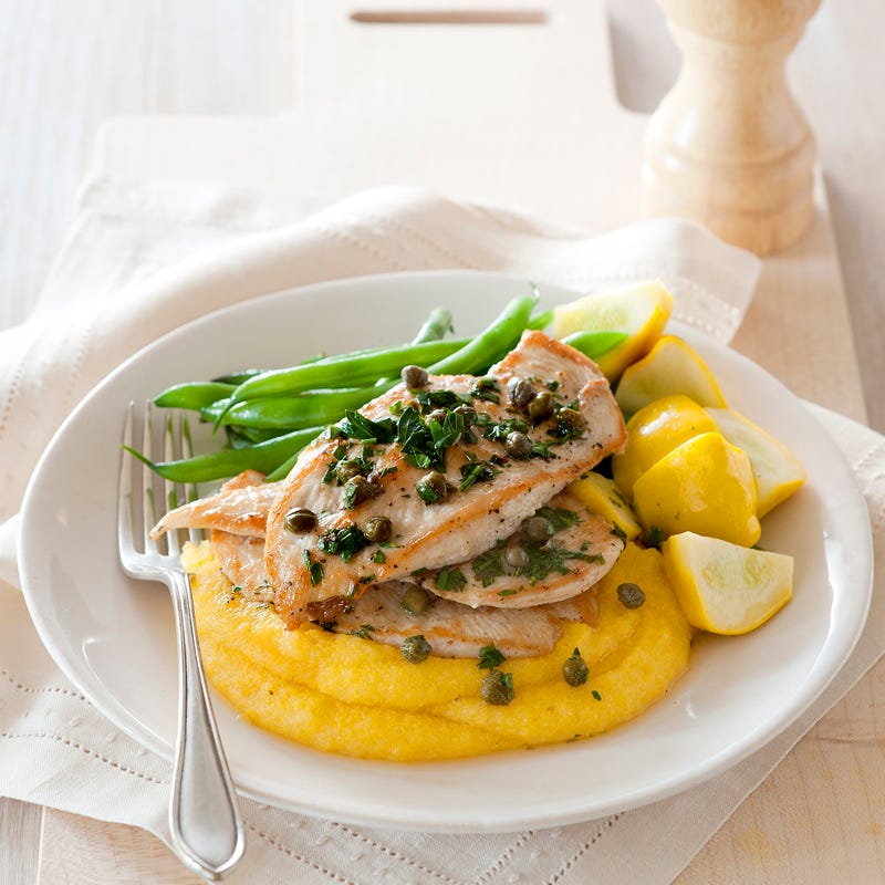 Photo of Chicken with white wine, caper and parsley sauce by WW