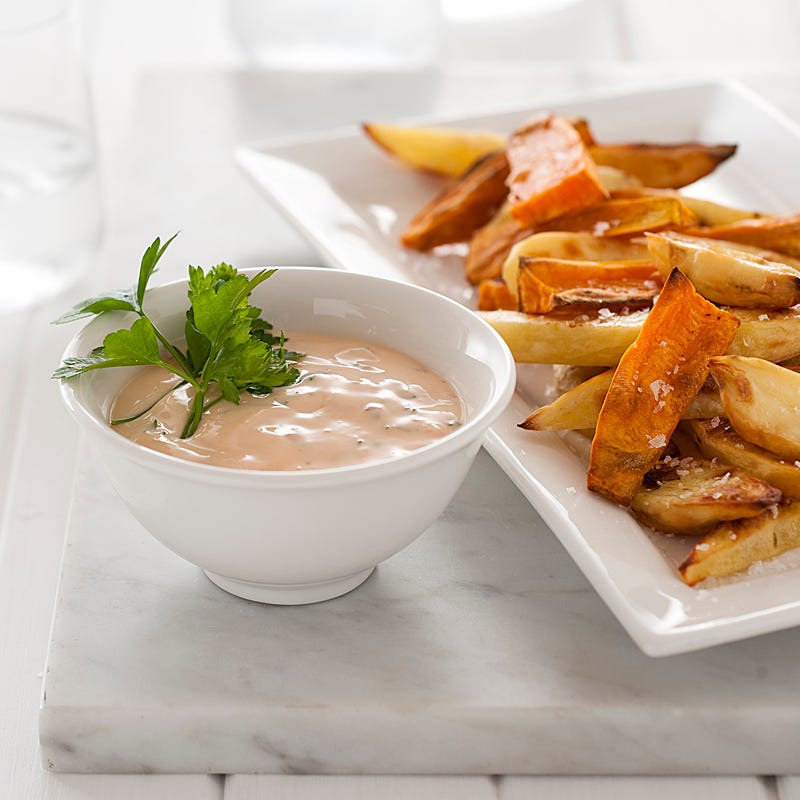 Photo of Potato wedges with sweet chilli yoghurt by WW