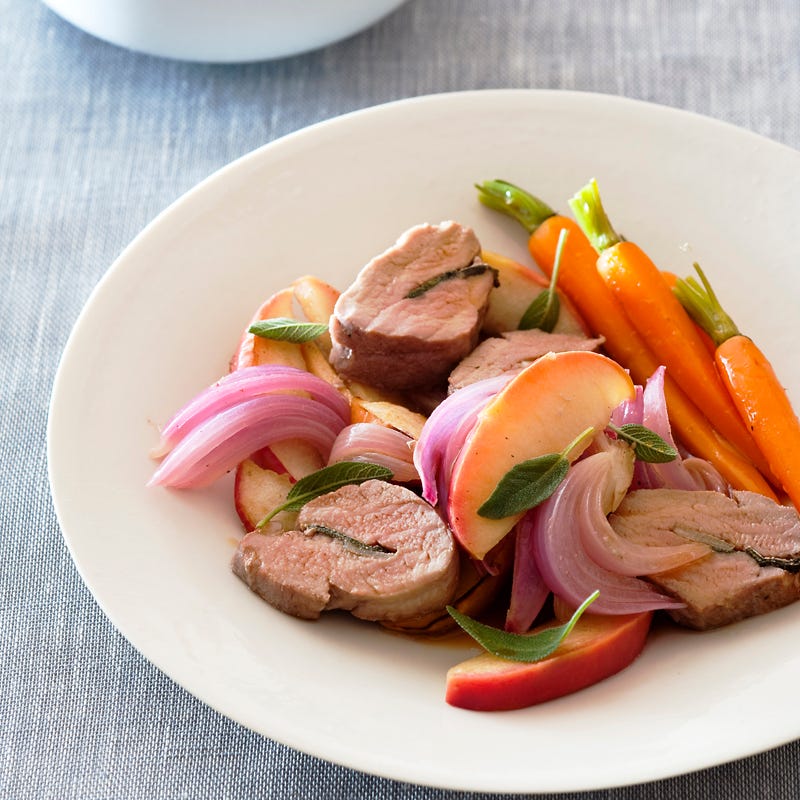 Photo of Sage and garlic pork with apple by WW