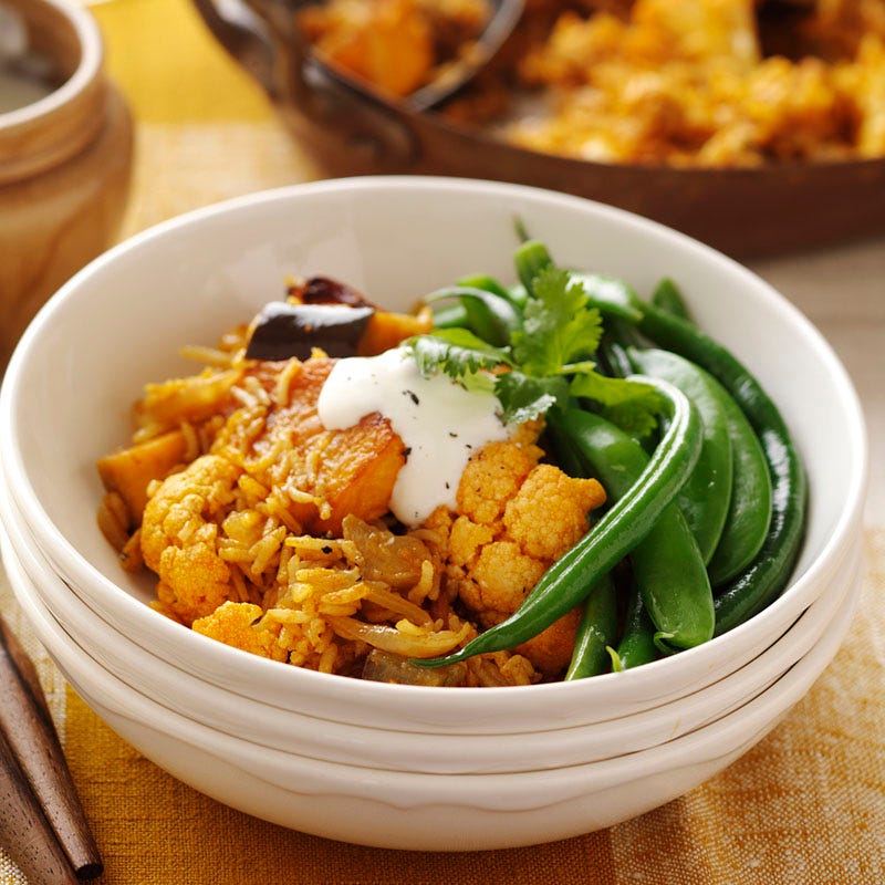 Photo of Curried vegetable biryani by WW