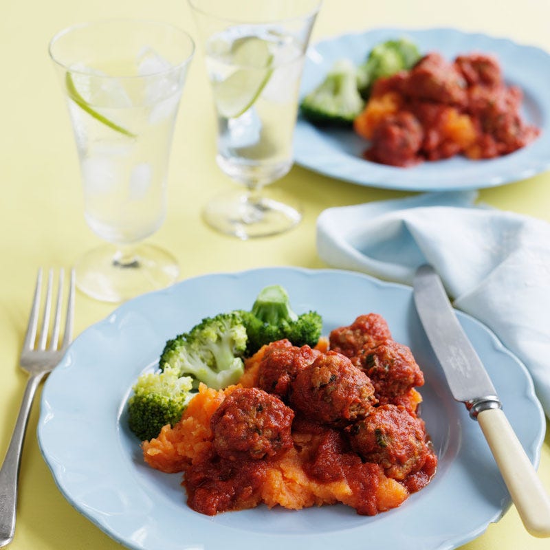 Photo of Veal patties with sweet potato mash by WW