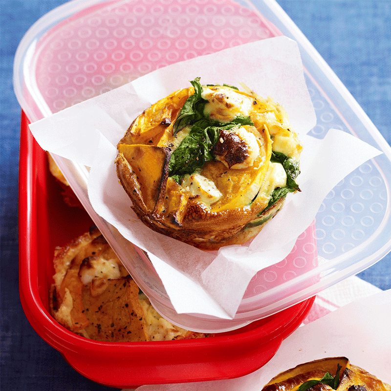 Photo of Pumpkin, spinach and goat's cheese frittata by WW