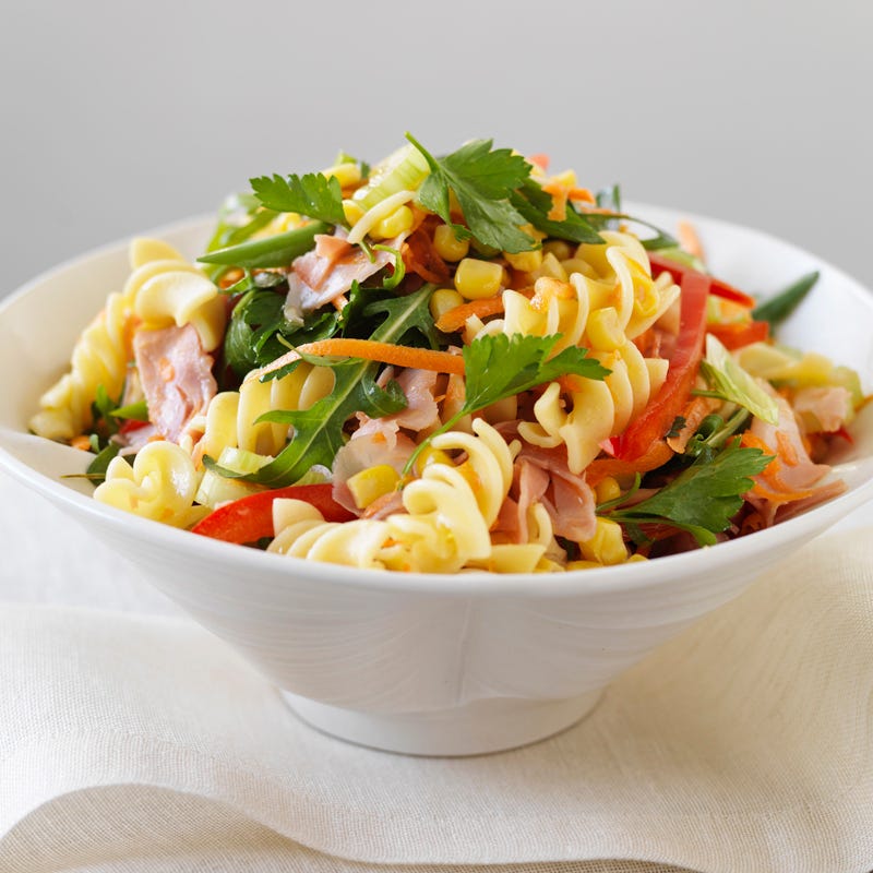 Photo of Ham and corn pasta salad by WW