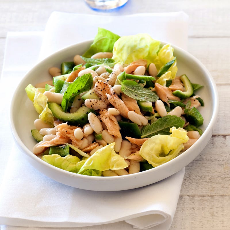Photo of Rainbow trout and white bean salad by WW