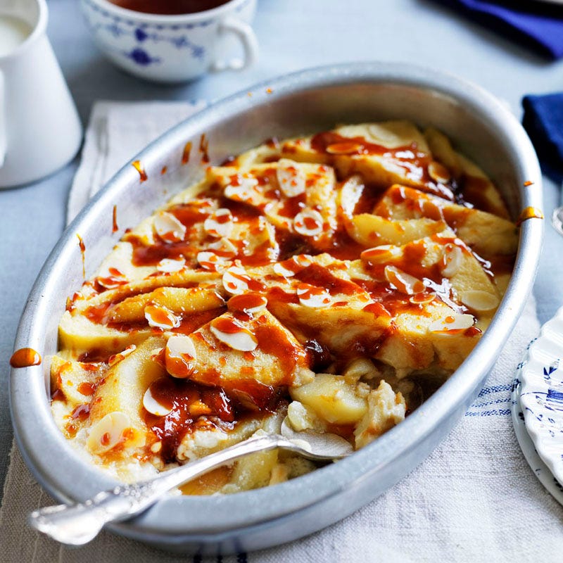 Photo of Toffee pear bread and butter pudding by WW