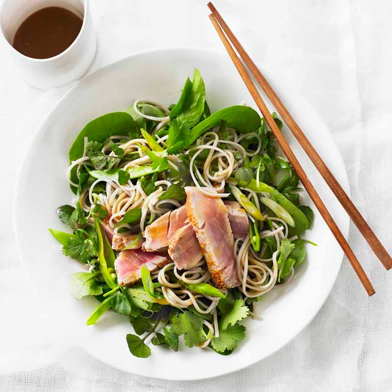 Photo of Soba noodle and tuna salad by WW