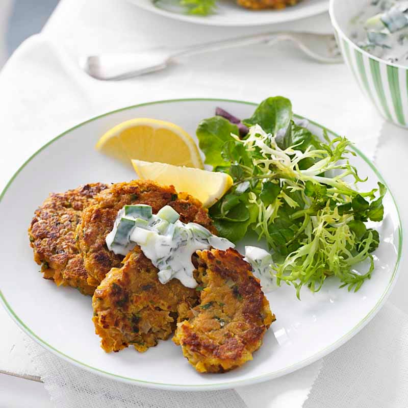 Photo of Sweet potato patties with raita by WW