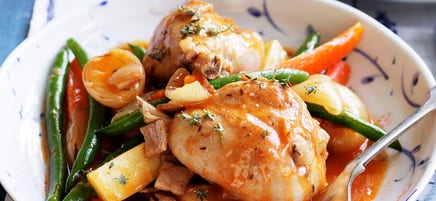 Chicken and vegetable casserole