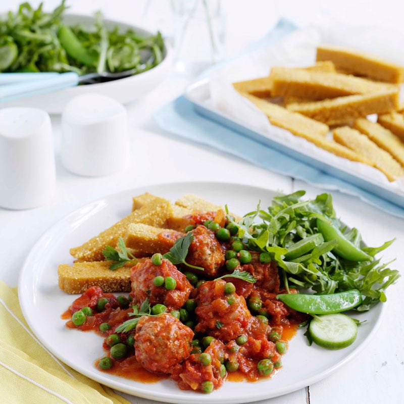 Photo of Meatballs with polenta chips by WW