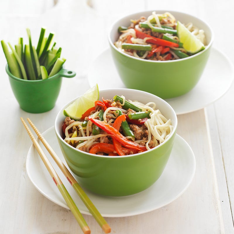 Photo of Hoisin pork with noodles and cucumber by WW