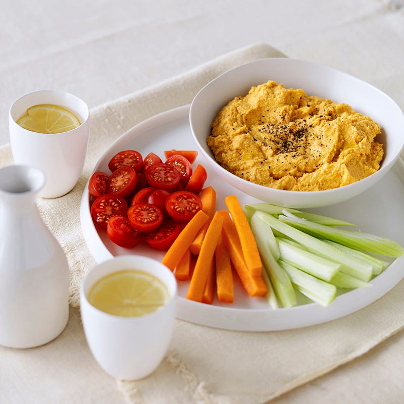 Carrot and chickpea dip