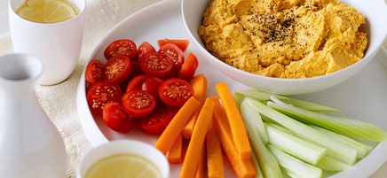 Carrot and chickpea dip