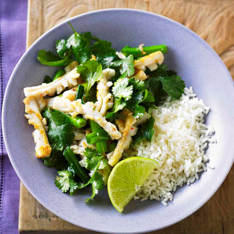 Photo of Thai-style stir-fried squid by WW