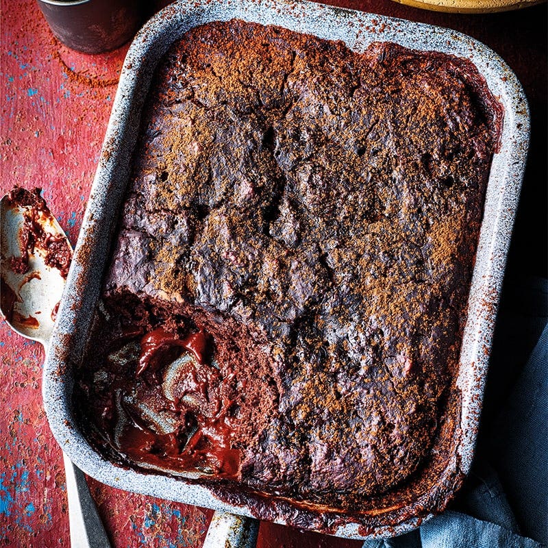 Chocolate self-saucing pudding