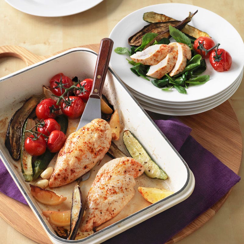 Photo of Autumn roast chicken breast and vegetables by WW