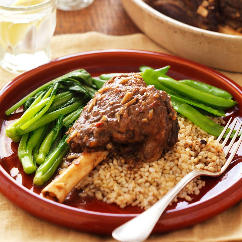 Photo of Thai-infused lamb shanks with Asian greens by WW